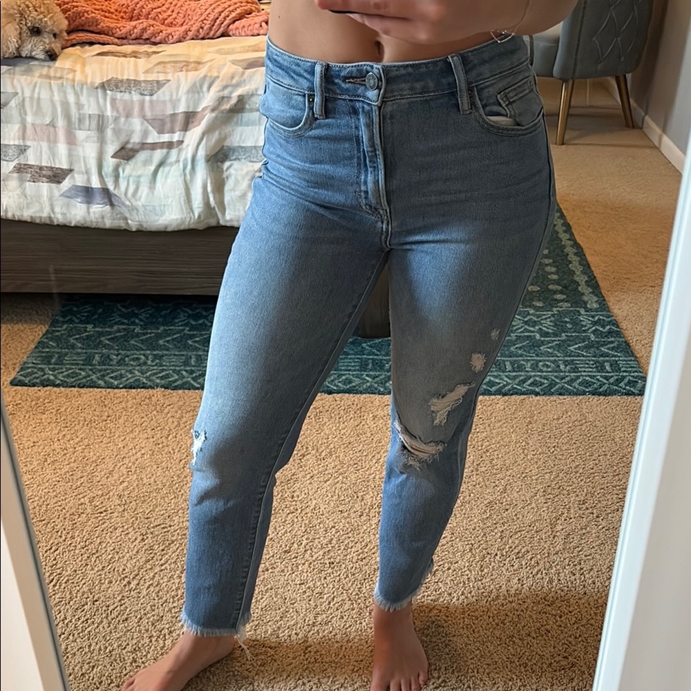 Hidden Straight Leg Jeans